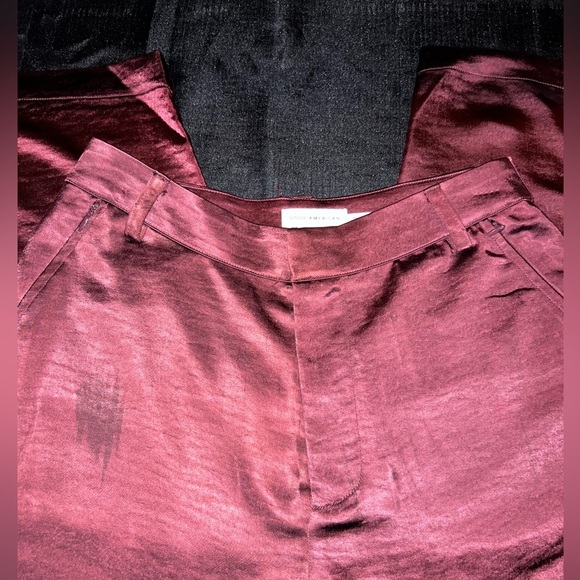 Good American  Washed Satin Wide-Leg Trousers - Picture 3 of 11